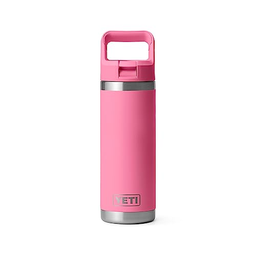 YETI RAMBLER® 18 Oz Water Bottle With Color-Matched Straw Cap