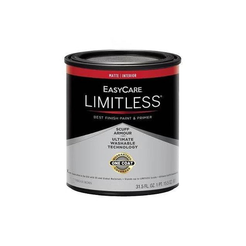 True Value EasyCare Limitless 1 Qt. White Matte Acrylic Latex Interior Paint & Primer