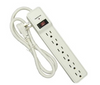 Master Electrician 6-Outlets White Surge Protector