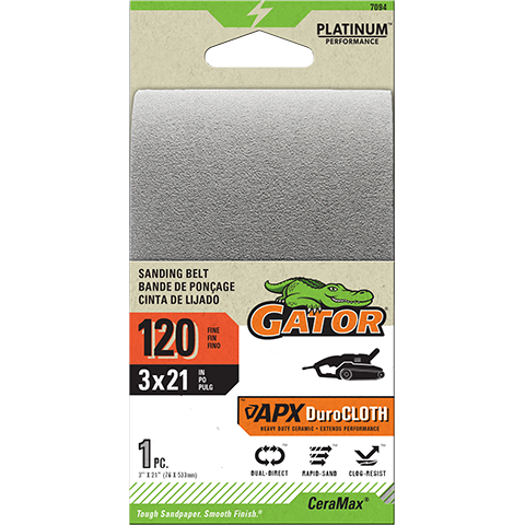 Gator CeraMax 3x21 in Sanding Belts