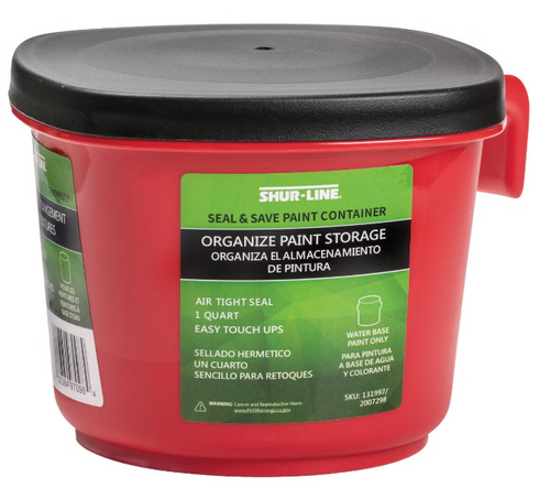 Shur-Line 1 Qt. Seal and Save Paint Container