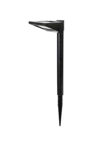 Fusion Black Plastic Domed Solar Stake Light