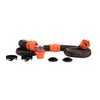 Camco RhinoFLEX Camper/RV Sewer Hose Kit with 4-in-1 Adapter & Clear Elbow, Includes Caps for Convenient Storage, Fits 3″ Slip & NPT Threaded Sewer Connections 39741