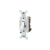 Leviton 20 Amp, Toggle Switch, 3-Way, Quiet Switch, Commercial Spec Grade