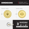Kwikset Juno Knob - Keyed - featuring SmartKey