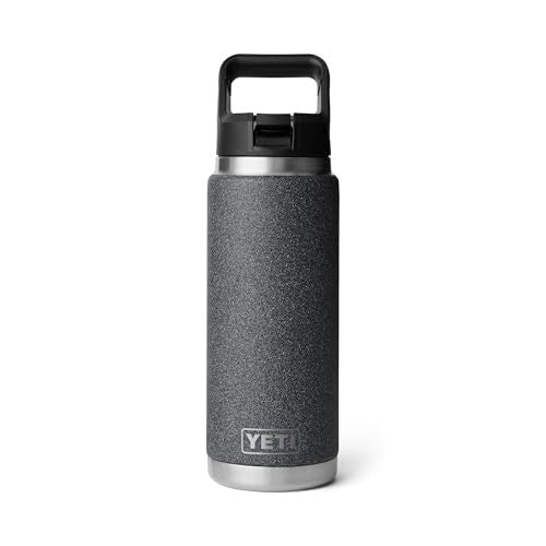 YETI Rambler® 26 oz Water Bottle  With Color-Blocked Straw Cap