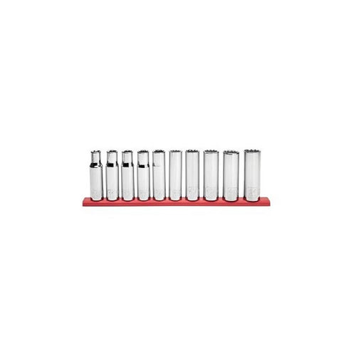 Master Mechanic 1/2 In. Drive Metric Deep Socket Set (10-Piece)