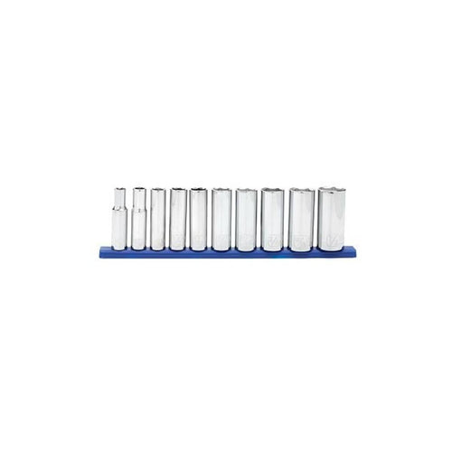 Master Mechanic 3/8 In. Drive SAE Deep Socket Set (10-Piece)