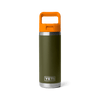 YETI RAMBLER® 18 Oz Water Bottle With Color-Matched Straw Cap