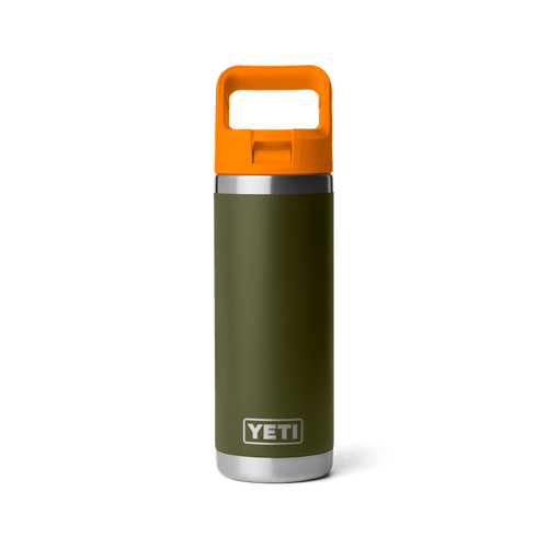 YETI RAMBLER® 18 Oz Water Bottle With Color-Matched Straw Cap