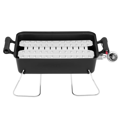Char-Broil 1-Burner Deluxe Portable Propane Gas Table Top Grill in Black