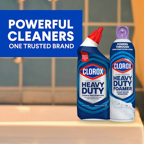Clorox™ Heavy Duty Bathroom Foamer Soap Scum Remover Lavender Clean