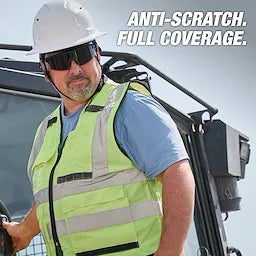 Milwaukee Wrap Around Safety Glasses - Tinted Anti-Scratch Lenses