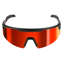 Milwaukee Wrap Around Safety Glasses - Red Mirrored Anti-Scratch Lenses