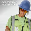 Milwaukee Wrap Around Safety Glasses - Red Mirrored Anti-Scratch Lenses