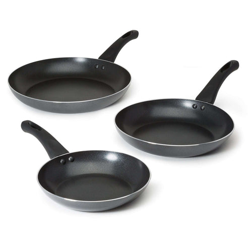 Ecolution Elements 3 Piece Fry Pan Set - Gray