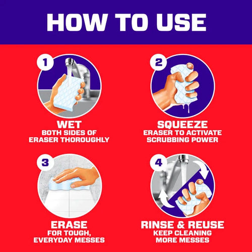 Mr. Clean Magic Eraser Sponge, All Purpose Cleaner, Cleaning Eraser, Whole Home Extra Durable