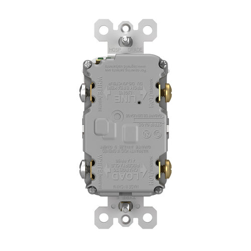 Pass & Seymour Radiant® 20A Duplex Self-Test GFCI Receptacles with SafeLock® Protection
