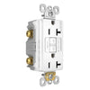 Pass & Seymour Radiant® 20A Duplex Self-Test GFCI Receptacles with SafeLock® Protection