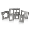 Leviton 1-Gang Blank Wallplate, Standard Size, Magnetic Stainless Steel, C-Series