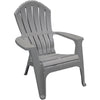 Adams RealComfort Gray Resin Adirondack Chair