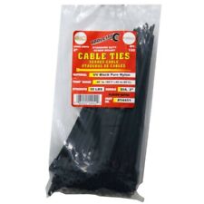 Tool City 8 in. L Black Cable Tie 50LB SD SCREW MOUNT 100 Pack (8