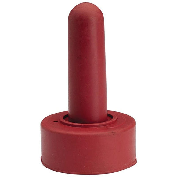 LITTLE GIANT SNAP ON CALF NIPPLE (2 PACK 1x4 IN, RED)