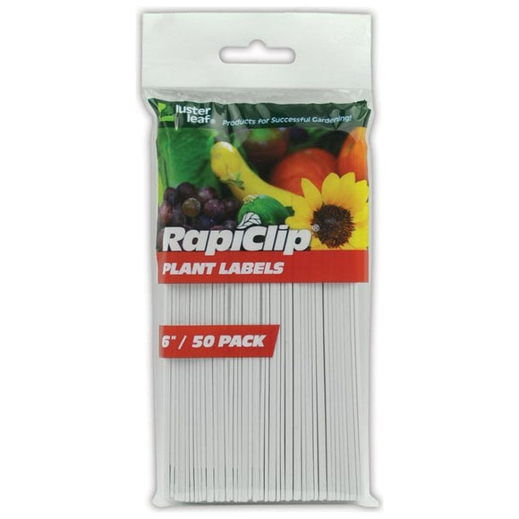 LUSTER LEAF RAPICLIP PLASTIC PLANT LABELS