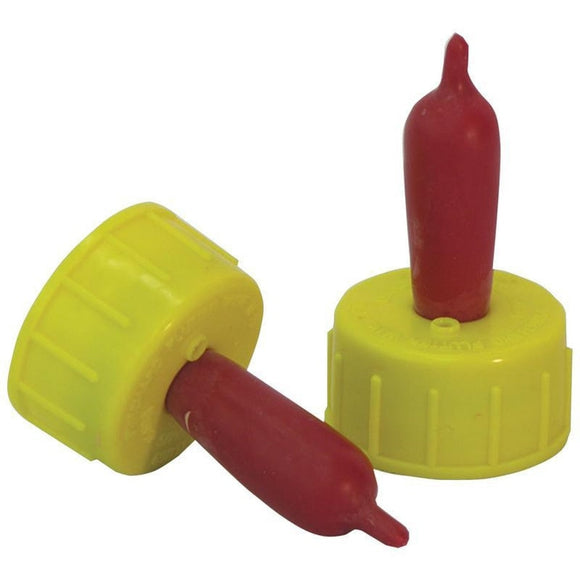 IDEAL PRITCHARD NIPPLES FOR LAMBS & KIDS (2 PK, RED)