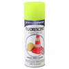 Premium Decor Fluorescent Spray Paint, Interior/Exterior, Bright Yellow, 11-oz.