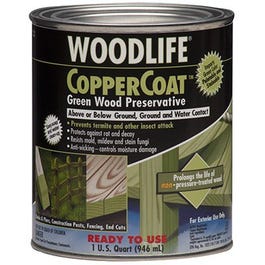 Coppercoat Green Wood Preservative, 1-Qt.