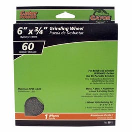 Medium Grinding Wheel, 6 x .75 x 1-In.