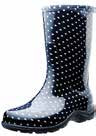 Sloggers Women's Rain & Garden Boot Navy Flower Design