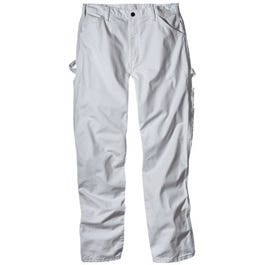 Painter's Pants, White Drill Fabric, Men's 36 x 30-In.