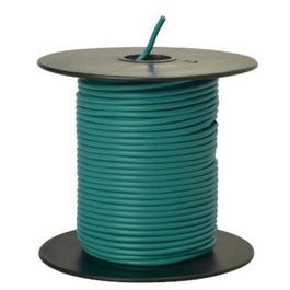 Primary Wire, Green PVC, 18-Ga. Stranded Copper, 100-Ft.