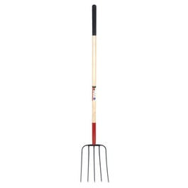 Manure Fork, 5 Tines, 4-Ft. Handle