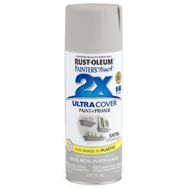 Painter's Touch 2X Spray Paint, Satin Stone Gray, 12-oz.