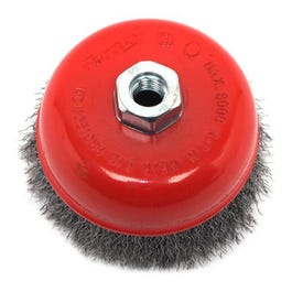 Crimped Wire Cup Brush, 5-In.