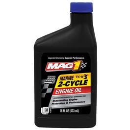 Marine Engine Oil, 2-Cycle, 16-oz.