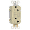 GFCI Outlet, Heavy Duty, 20A, Ivory