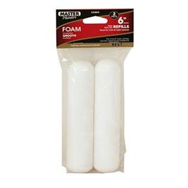 Paint Roller Cover Refill, High-Density Foam, 6.5-In., 2-Pk.