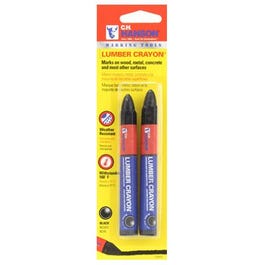 Lumber Crayons, Black, 2-Pk.