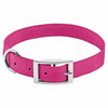 Dog Collar, Adjustable, Pink Nylon, Quadlock Buckle, 1 x 18 to 22-In.