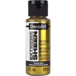 Extreme Sheen Premium Metallic Craft Paint, Vintage Brass, 2-oz.