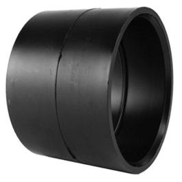 Pipe Coupling, ABS/DWV, 4-In.