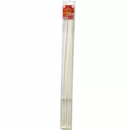 Tool City 40 In. L White Cable Tie 10 Pack (40