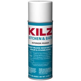 Kitchen & Bath Spot Primer, oil-Based, White, 13-oz. Aerosol