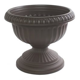 Grecian Urn, Charcoal Plastic, 12-In.