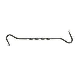Plant Extender Hook, Black Forged, 12-In.