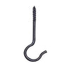 Ceiling Plant Hook, Black, 2.6 x .7-In., 5-Pk.